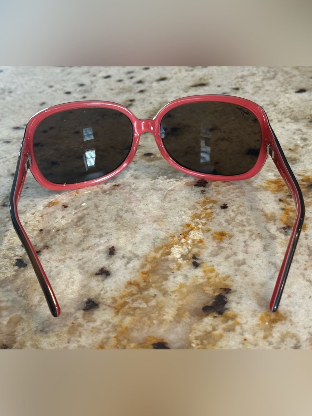 Maui Jim Sunglasses Rainbow 🌈 Falls Dusty Rose Polarized Lenses w Case Like New - Picture 6 of 8